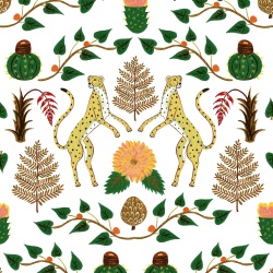 Tapet, Cheetahs, Amarillo, Coordonne, 5mp / rola - Img 2