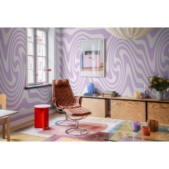 Tapet Happy Wobbly, Lilac, Rebel Walls - Img 4