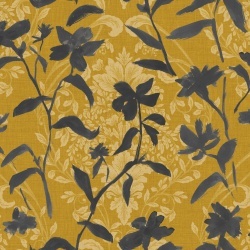 Tapet lavabil Blooming Damask, Grey, TresTintas 5mp / rola - Img 2