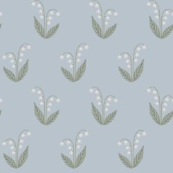 Tapet lavabil, Lilly, Light Blue, Sandberg, 5.3mp / rola - Img 2