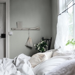 Tapet lavabil, Linne Garden Green, Sandberg, 5.3mp / rola