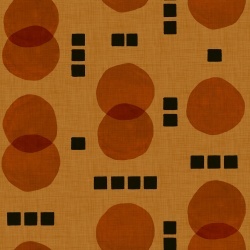Tapet lavabil Rebel Dots, Orange, TresTintas 5mp / rola - Img 2