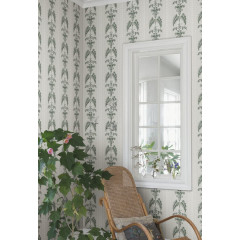 Tapet lavabil Sophie Spring Green, Sandberg, 5.3mp / rola - Img 1