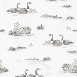 Tapet, Mallard-Duck, Silver, Coordonne, 5mp / rola - Img 2