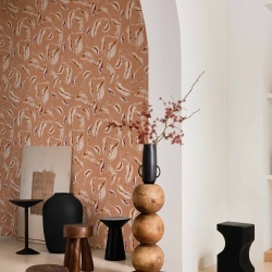 Tapet Moroccan Branches, Pink, Coordonne 5mp / rola - Img 1