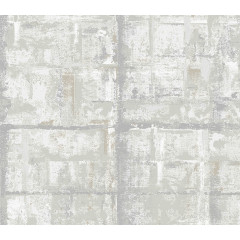 Tapet Patina, Mist Grey Luxury Textured, 1838 Wallcoverings, 5.3mp / rola - Img 2