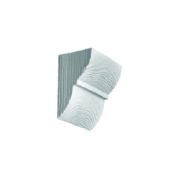 Consola decorativa din poliuretan, alb, modern, ED017W - 9x6x10 cm