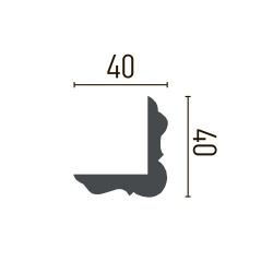 Cornisa poliuretan P817-4x4x200cm - Img 2
