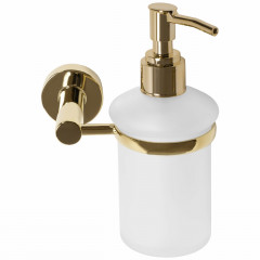 Dozator sapun lichid Rea 322212A finisaj alb - auriu - Img 3