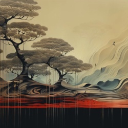 Fototapet Abstract Imagination Baobab Rêve IB106