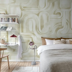 Fototapet, Abstract Path, Beige, Rebel Walls