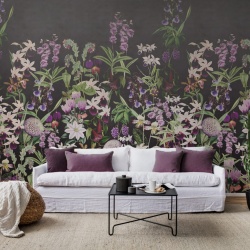 Fototapet, Alice's Garden, Midnight, Rebel Walls