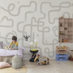 Fototapet, Artzy Path, Warm Gray, Rebel Walls - Img 4