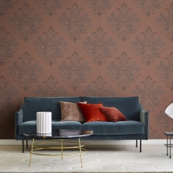Fototapet, Baroque Pearl, Red, Rebel Walls