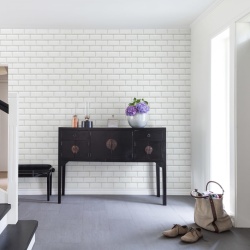 Fototapet, Bistro Tiles, White, Rebel Walls