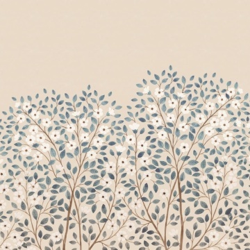 Fototapet, Blossom Tree, Blue, Rebel Walls - Img 2