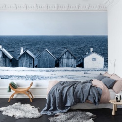 Fototapet, Boathouse Blues, Rebel Walls
