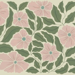 Fototapet, Bold Abstract Flower, Pink, Rebel Walls - Img 2