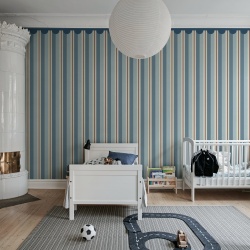 Fototapet, Border Stripe, Blue, Rebel Walls - Img 3