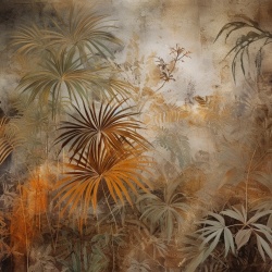 Fototapet Botanic Beige Naturel Eden Rêve BNE206