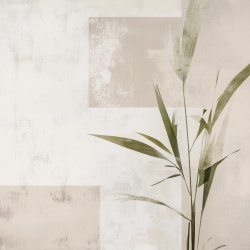 Fototapet Botanic Beige Naturel Nacre Rêve BNN203