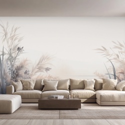 Fototapet Botanic Beige Naturel Serein Rêve BNS200 - Img 2