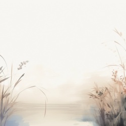 Fototapet Botanic Beige Naturel Serein Rêve BNS201