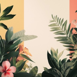 Fototapet Botanic Vegetal Fleuron Rêve VF205
