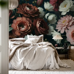 Fototapet, Bouquet in Bloom, Dark, Rebel Walls - Img 3