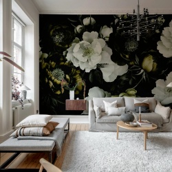 Fototapet, Bouquet of Roses, Yellow, Rebel Walls