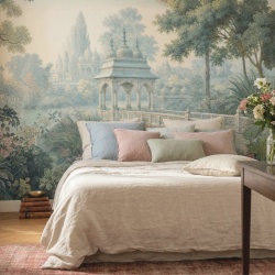 Fototapet Celestial Palm Court - personalizat, VLAdiLA