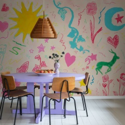 Fototapet, Chroma, Pink, Rebel Walls