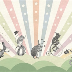 Fototapet, Circus, Pastel, Rebel Walls - Img 2