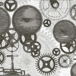 Fototapet, Cogwheel, Rebel Walls - Img 4