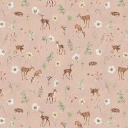 Fototapet Dancing Deer - Pink, Kikki Belle - Img 2
