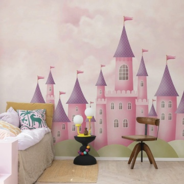 Fototapet, Dreamy Castle, Pink, Rebel Walls - Img 3