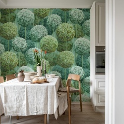 Fototapet, Elysian Flowers, Green, Rebel Walls