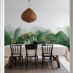 Fototapet, Emerald Leaves, Rebel Walls - Img 6