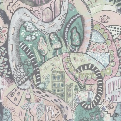 Fototapet Énergique (pastel), VLAdiLA - Img 2