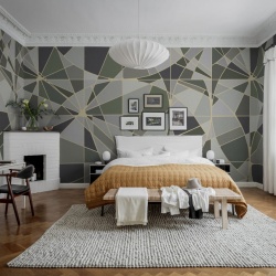 Fototapet, Facet, Moss, Rebel Walls