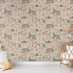 Fototapet Fantastic Forest - Beige, Kikki Belle - Img 4