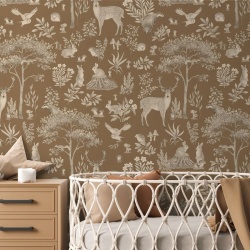 Fototapet Fantastic Forest - Vintage Brown, Kikki Belle - Img 5