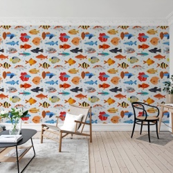 Fototapet, Fish Shoal, Day, Rebel Walls - Img 3