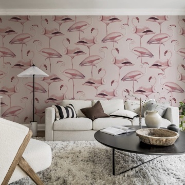 Fototapet, Flamingos, Bubblegum, Rebel Walls - Img 3