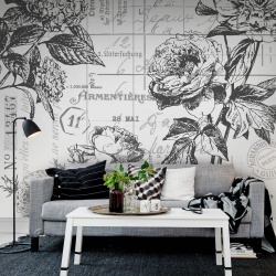 Fototapet, FlorÃ©al, Black&White 1, Rebel Walls