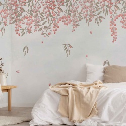 Fototapet floral, Manuela Carmesi, Coordonne