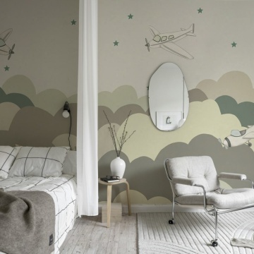 Fototapet, Fly Away, Beige, Rebel Walls - Img 3