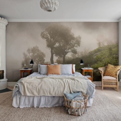 Fototapet, Foggy Hill, Rebel Walls