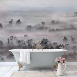 Fototapet Foggy Landscape Pastels, VLAdiLA