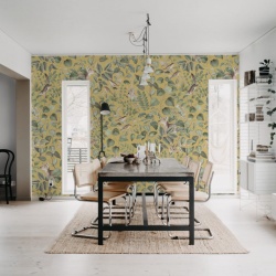 Fototapet, Forest Animals, Yellow, Rebel Walls
